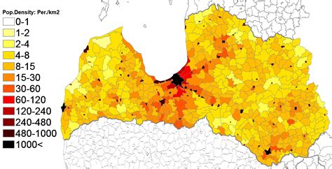 Demographics of Latvia .